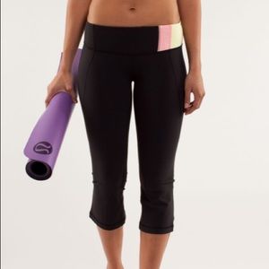 lululemon gather & crow crop | quilt spring